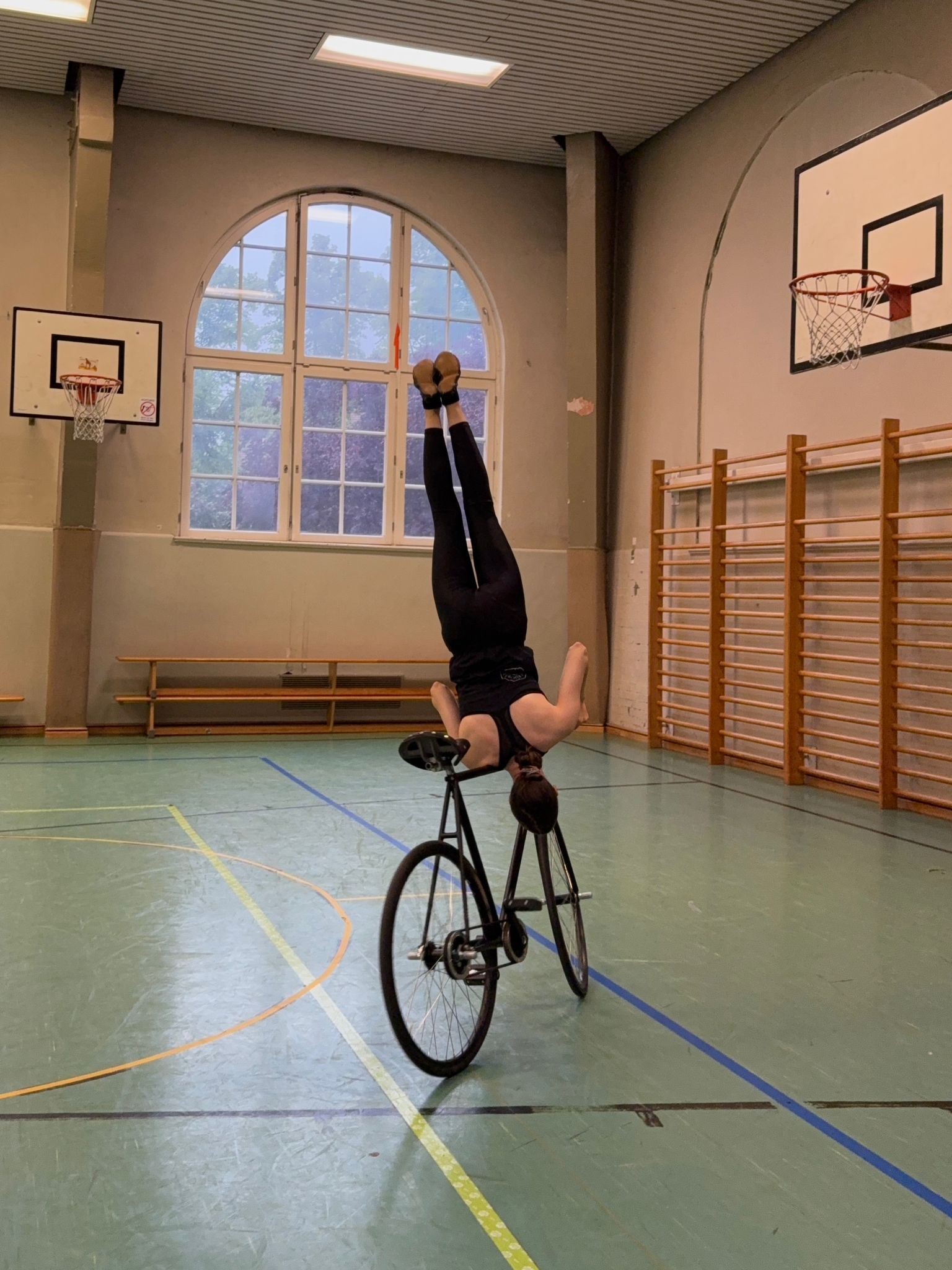 Kunstradfahrerin SC Schule Tieloh