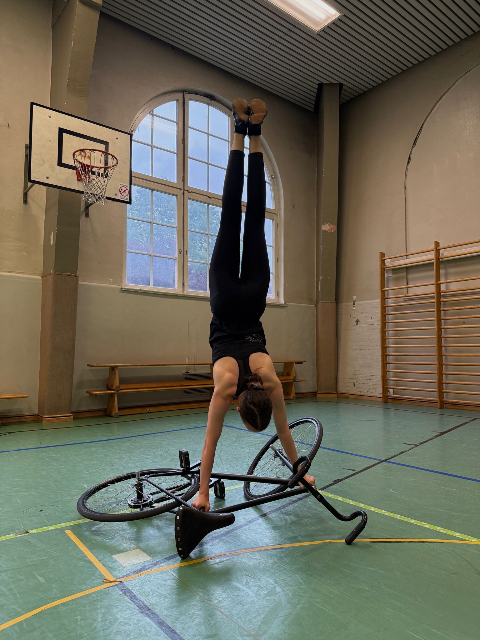 Kunstradfahrerin SC Schule Tieloh